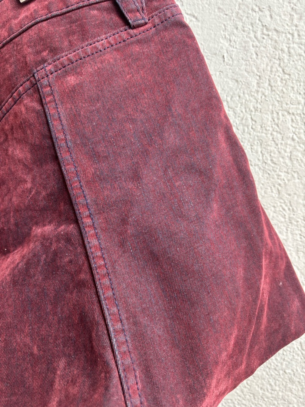 NWT Wild Fable Burgundy Flared Mini Skirt Size 4 - Picture 5 of 6